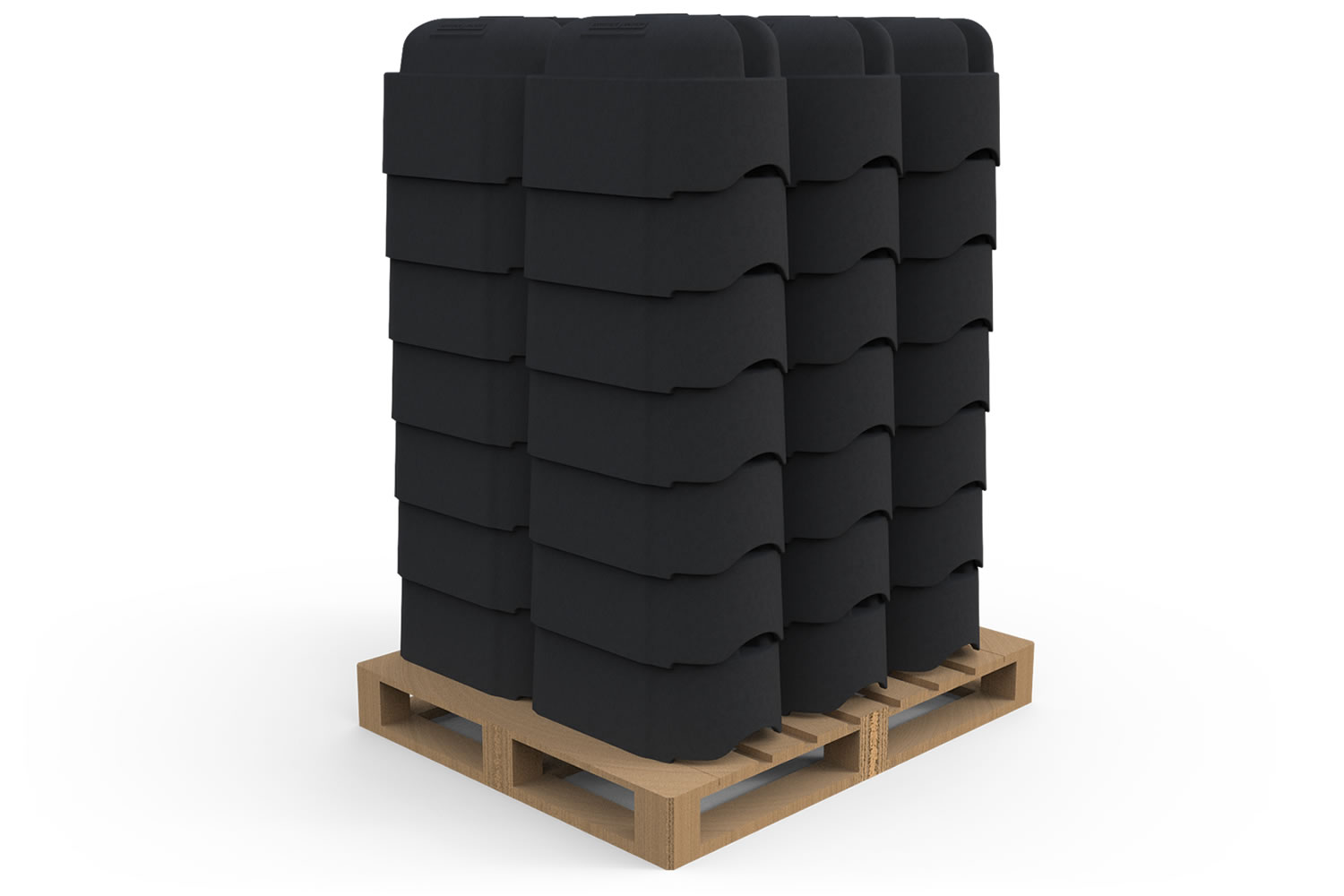 Low Profile Barriers Stacked